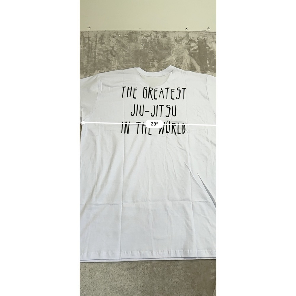 Carlson Gracie Jiu Jitsu T-Shirt Mens Size XL White Short Sleeve Crew Neck New - Picture 3 of 5